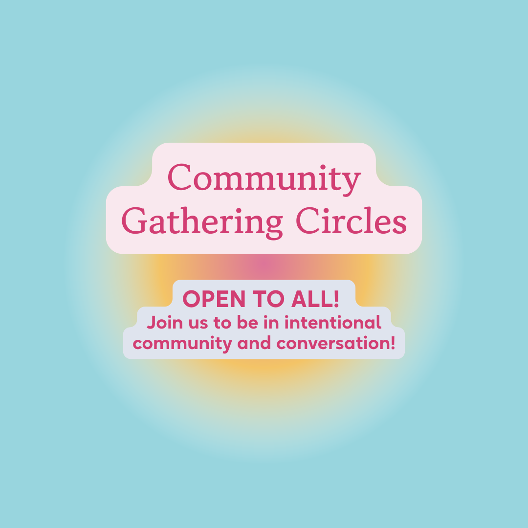 April Community Gathering Circle - logo